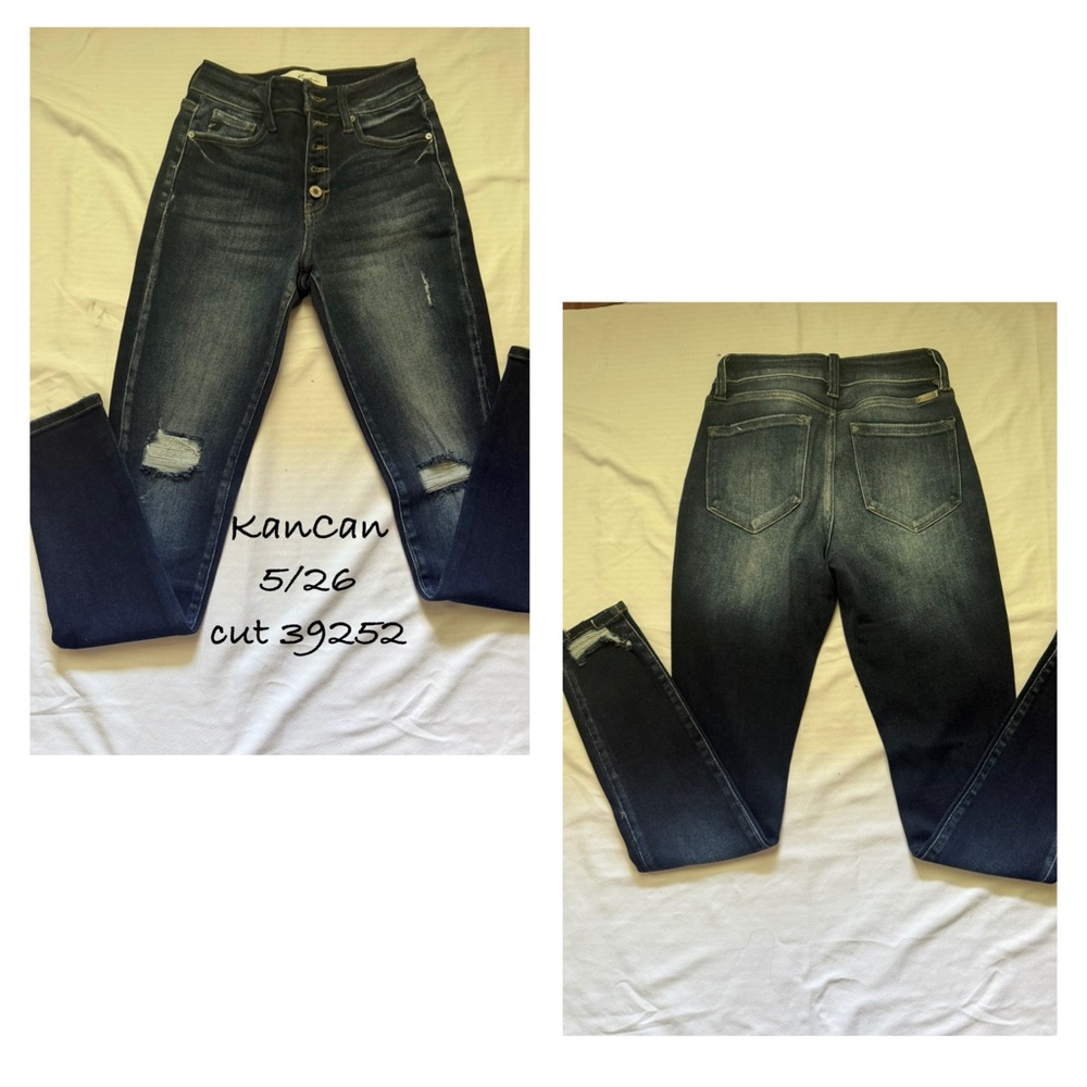 KanCan Women's Dark Wash Skinny Jeans